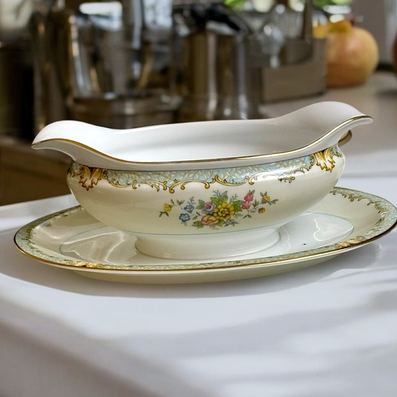 🌺Noritaki “Lanare” Bowls/Plates & Server - Picture 6 of 15